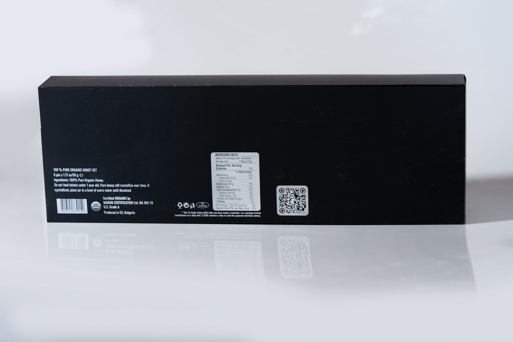 Orphe fine selection gift box packaging. 